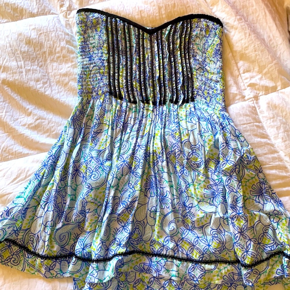 Poupette St Barth strapless sundress